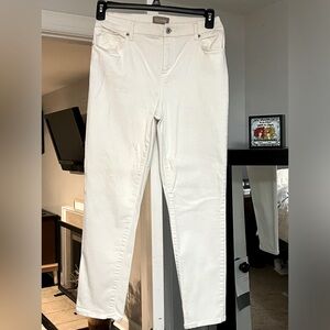 Chico’s White Ankle Jeans
